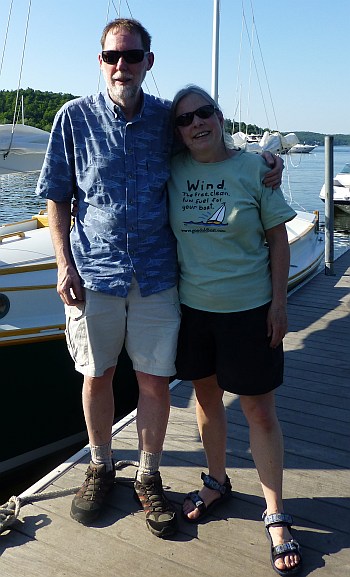 At the start, Mallets Bay, Vermont