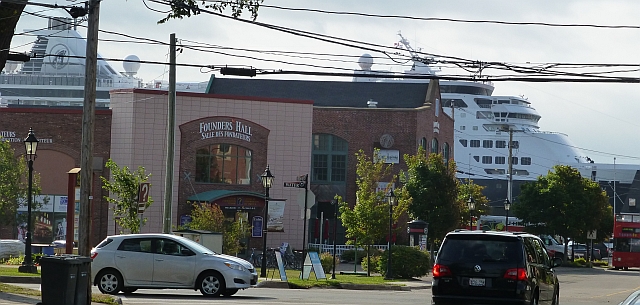 The cruise ship is in!