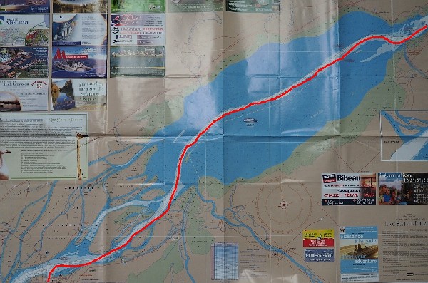 Another fine chart! This one gets us almost to Trois-Riviére