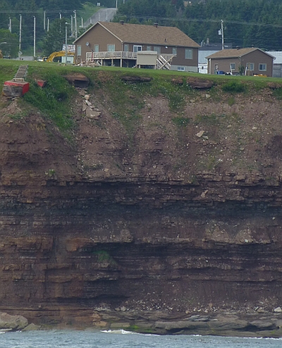 Back yard cliffs near Cap Rouge