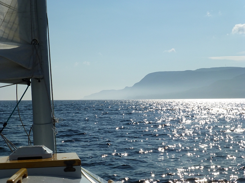 Following the Gaspe shore