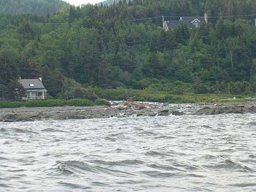 Almost on the rocks!